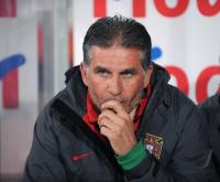 Fussball INTERNATIONAL  Trainer Carlos Queiroz  (Portugal)