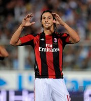FUSSBALL SERIE A:  Zlatan Ibrahimovic (AC Mailand)