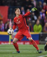 Fussball CHL 15/16 Viertelfinale: Atletico Madrid - FC Barcelona