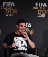 Fussball International  FIFA Ballon d Or 2015: Lionel Messi (FC Barcelona / Argentinien)