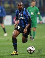 FUSSBALL  International CHL 09/10  : Samuel Eto'o , Eto  (Inter)