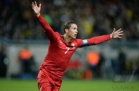 Fussball WM Qualifikation 2014 Playoff: JUBEL Cristiano Ronaldo (Portugal)