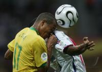 Fussball WM 2006: Brasilien - Frankreich ; Brasil - France