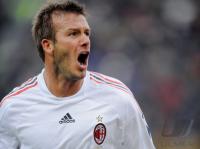 FUSSBALL SERIE A:  BECKHAM  (AC Mailand)