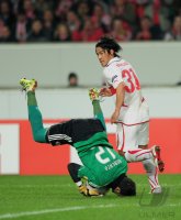 FUSSBALL  UEFA Europa League  10/11:  Shinji Okazaki (VfB Stuttgart)