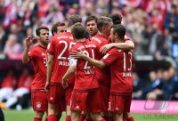 Fussball 1. Bundesliga Saison 14/15: FC Bayern Muenchen -  1. FSV Mainz 05