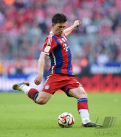 Fussball 1. Bundesliga Saison 14/15: Pierre Emile Hojbjerg  (FC Bayern Muenchen)
