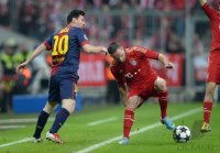 FUSSBALL INTERNATIONAL CHL HALBFINALE 12/13: FC Bayern Muenchen - FC Barcelona