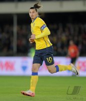 Fussball International EM 2012-Qualifikation:  Zlatan Ibrahimovic (Schweden)