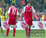 Fussball 1. Bundesliga: Dortmund - Bayern, BALLACK und MAKAAY enttaeuscht