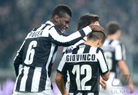 FUSSBALL SERIE A: Pogba Paul und Giovinco Sebastian (v. li., Juventus Turin)