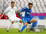 Fussball 2. Bundesliga: KSC-SSV, Zweikampf