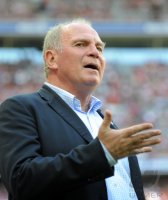 Fussball 1. Bundesliga, Saison 2011/2012:  Praesident Uli Hoeness (FC Bayern Muenchen)