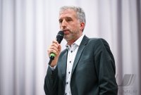 Streitgespraech OB Boris Palmer und AfD Landesvorsitzender Markus Frohnmaier in Tuebingen