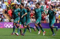 FUSSBALL Olympia 2012 FINALE: Brasilien - Mexiko
