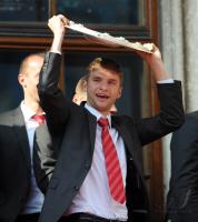 Fussball: FC Bayern feiert zum Saisonabschluss auf dem Marienplatz