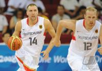 BASKETBALL Olympia 2008  Deutschland - Angola