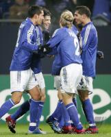Fussball CL: Schalke - Eindhoven, Jubel