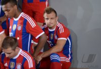 Fussball 1. Bundesliga 2014/2015: Fototermin beim FC Bayern Muenchen