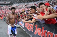 Fussball Audi Football Summer Tour Singapur 2017: FC Bayern Muenchen - Inter Mailand