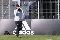 Fussball Training Deutsche Nationalmannschaft in Stuttgart
