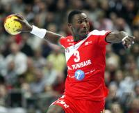 Handball-WM: Tunesien, HEDOUI am Ball