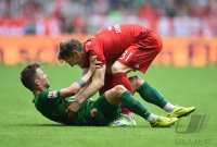 Fussball 1. Bundesliga Saison 14/15: FC Bayern Muenchen -  FC Augsburg