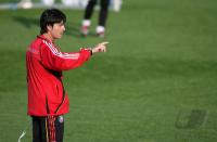 Fussball, Training der deutschen Nationalmannschaft