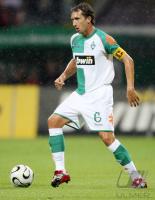 Fussball 1. Bundesliga: Bremen, BAUMANN Einzelaktion