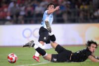 FUSSBALL  Olympia 2008   Vorrunde  Maenner   Argentinien - Serbien