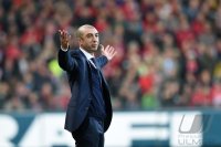 Fussball 1. Bundesliga Saison 14/15: Trainer Roberto Di Matteo (FC Schalke 04)