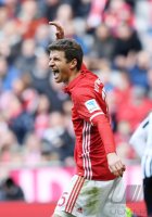 Fussball 1. Bundesliga Saison 2016/2017: FC Bayern Muenchen - Eintracht Frankfurt