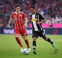 Fussball  1.Bundesliga   Saison 17/18: FC Bayern Muenchen - Borussia Moenchengladbach