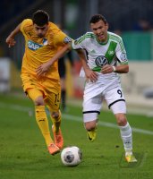 Fussball DFB Pokal Viertelfinale 13/14: TSG 1899 Hoffenheim - VfL Wolfsburg