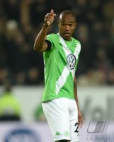 Fussball, 1. Bundesliga  Saison 2014/2015: VfL Wolfsburg - FC Bayern Muenchen