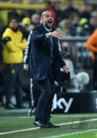 Fussball 1. Bundesliga Saison 14/15: Trainer Pep Guardiola (FC Bayern Muenchen)
