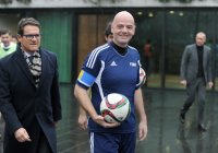 FIFA Praesident Gianni Infantino (Schweiz) erster Tag im Home of Fifa