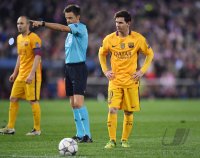 Fussball CHL 15/16 Viertelfinale: Atletico Madrid - FC Barcelona