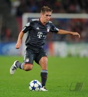 Fussball Champions League  Saison 2010/2011: Philipp Lahm (FC Bayern Muenchen)
