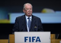 FUSSBALL 63. FIFA  Kongress auf Mauritius 2013: Vizepraesident GRONDONA (Argentinien, FIFA-Exekutivkomitee)