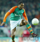 Fussball 1. Bundesliga: Bremen, AILTON Einzelaktion