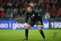 Fussball International WM Quali 2014:  Torwart Samir Handanovic (Slowenien)