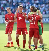 Fussball 1. Bundesliga Saison 15/16: TSG 1899 Hoffenheim - FC Bayern Muenchen