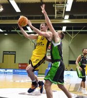 Basketball 2. Bundesliga 2020/2021: Tigers Tuebingen - Tigers Tuebingen - Gladiators Trier