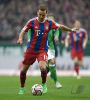 Fussball, 1. Bundesliga  Saison 2014/2015: SV Werder Bremen - FC Bayern Muenchen