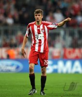 Fussball Champions League  Saison 2010/2011: Thomas Mueller (FC Bayern Muenchen)