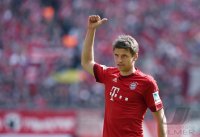 Fussball 1. Bundesliga Saison 15/16: FC Bayern Muenchen -  Eintracht Frankfurt