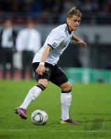 Fussball: International Saison 2010/2011: Deutschland U21, VUKCEVIC am Ball