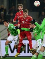 Fussball, 1. Bundesliga Saison 2012/2013: VfL Wolfsburg - Bayern Muenchen