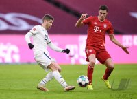 Fussball 1. Bundesliga Saison 20/21: FC Bayern Muenchen - TSG 1899 Hoffenheim